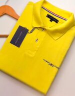 Polo Elastano T O M Amarelo #CP456