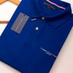 Polo Elastano T O M Azul #CP459