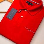 Polo Elastano T O M Vermelho #CP457