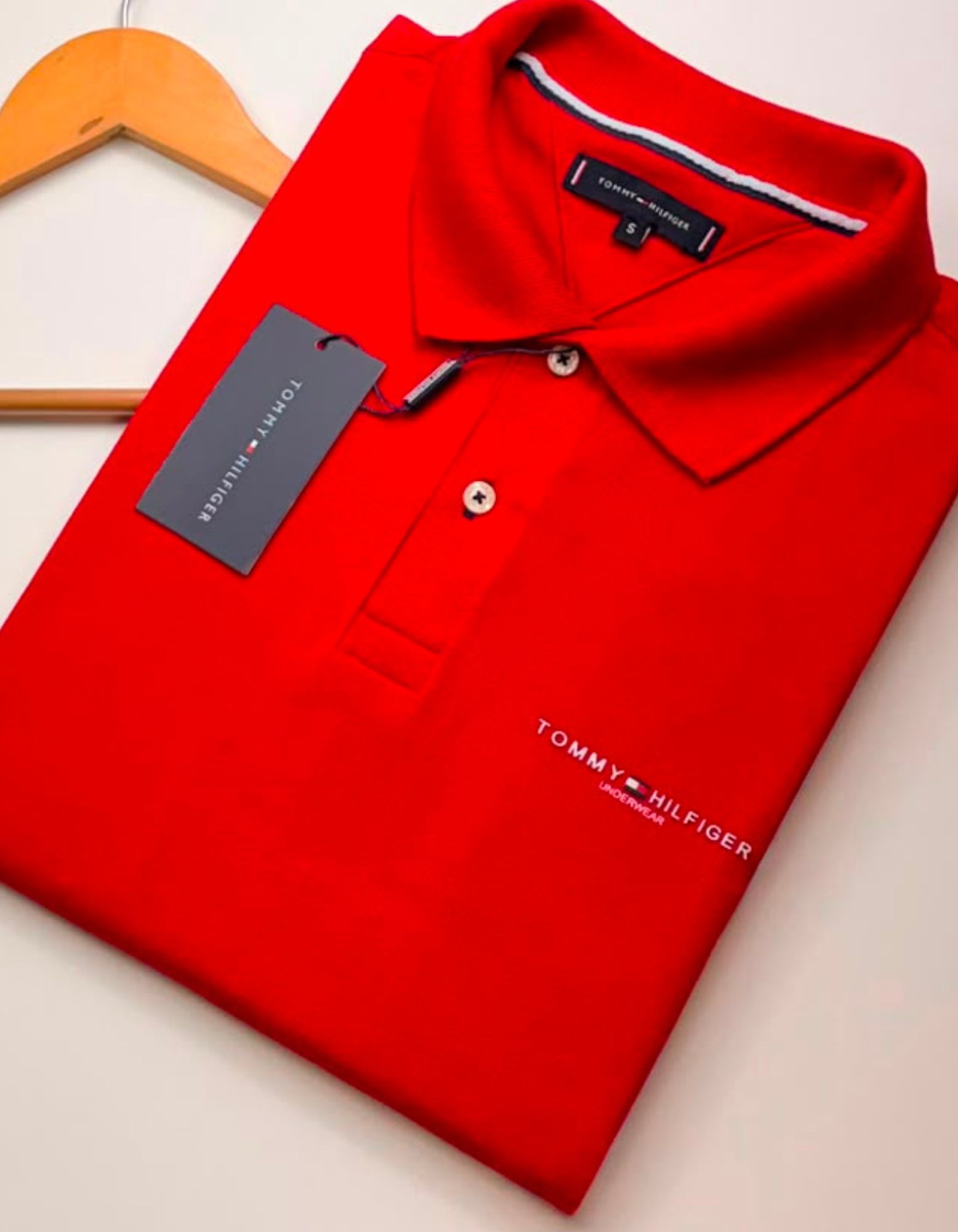 Cópia de Cópia de Cópia de Cópia de Cópia de Cópia de Cópia de Cópia de Cópia de Cópia de Cópia de FORMA GRANDE (77) Polo Elastano T O M Vermelho #CP457 - Imagem 1