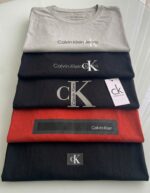 Kit 5 Camisetas Premium C K J Masculina