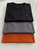 Kit 3 Camisetas Premium E L L Bordada Cores Mais Vendidas