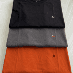 Kit 3 Camisetas Premium A R A Bordada Cores Mais Vendidas