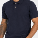 Polo Elastano Minimalista Lisa Marinho #CP485