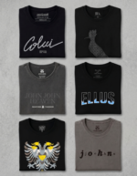 Kit 6 Camisetas Premium Mais Vendidas Semana Masculina