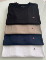 Kit 4 Camisetas Premium A R A Basic Masculina