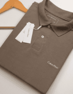 Polo Elastic C K J Marrom #CP485