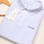 Polo Elastic C K J Branca #CP483