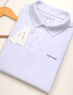 Polo Elastic C K J Branca #CP483
