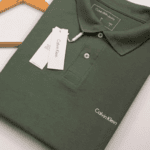 Polo Elastic C K J Verde #CP484