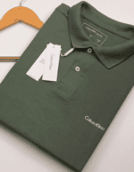 Polo Elastic C K J Verde #CP484
