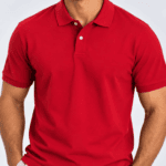 Polo Elastic Minimal Vermelho #CP491