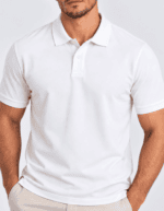 Polo Elastic Minimal Branco #CP487