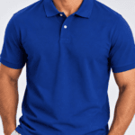 Polo Elastic Minimal Azul #CP489