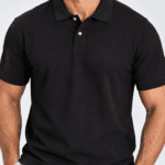 Polo Elastic Minimal Preto #CP492