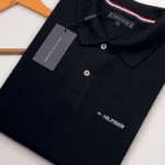 Polo Elastic T O M Preto #CP497
